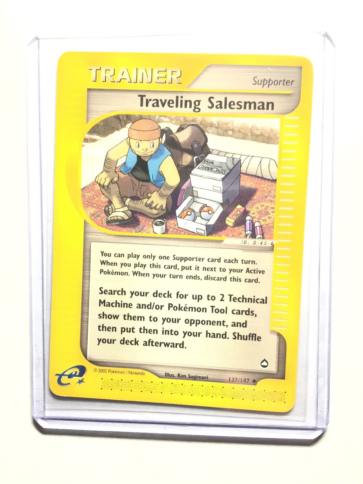 TRAVELING SALESMAN - 137/147 - Aquapolis - Trainer - Pokemon Card - NM
