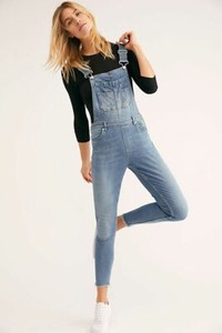 free people skinny overalls