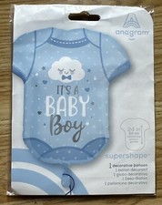 Baby Blue Vest Shape Foil Balloon
