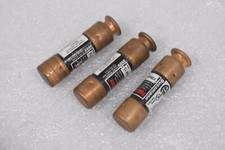 BUSSMANN FUSETRON FRN-R-15 TIME DELAY FUSE, CLASS RK5, 15A, 250V, LOT OF 3 