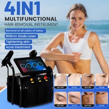 Four in one soprano titanium diode laser IPL tattoo removal machine