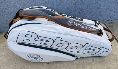 Babolat Pure Wimbledon Racquet Holder x6 Tennis Bag, White