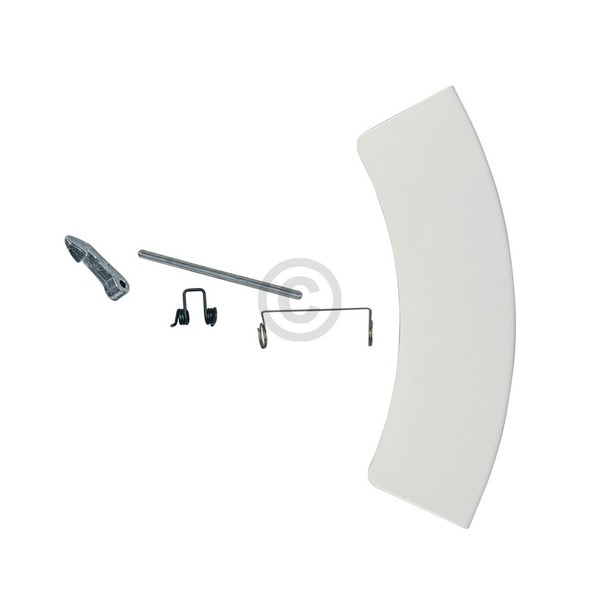 Aeg TüRgriff Griff Weiß 405512893/0 FüR Waschmaschine Cod.1327677 Abs-image