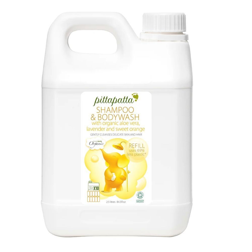Simply Gentle Organic Shampoo & Bodywash Refill 2.5L Eco Friendly Refill