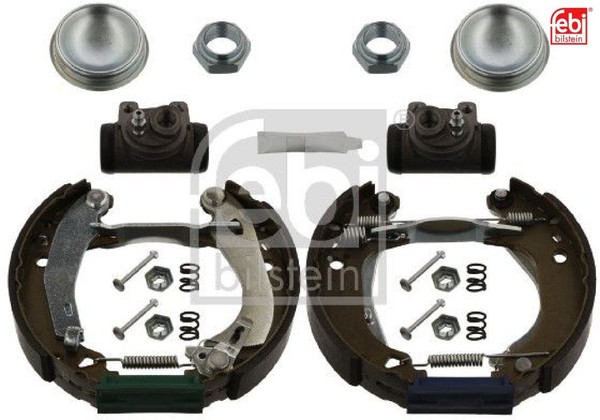 Febi Bilstein 37496 Bremsbackensatz 4 Bremsbacken Trommelbremse FüR Peugeot-image