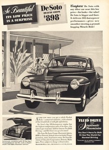 1941 DeSoto: So Beautiful Vintage Print Ad