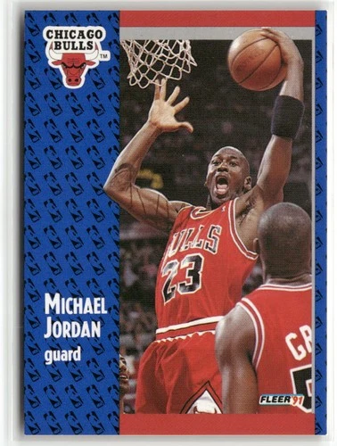 1991-92 Fleer #29 Michael Jordan ☘️284