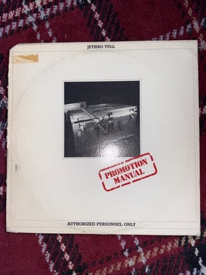 Jethro Tull ''Promotion Manual'' Original 1982 PROMO Vinyl!