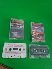 Lot Of 2 Cassette Tapes - Country Christmas Vol. 1, A Country Christmas Vol 1