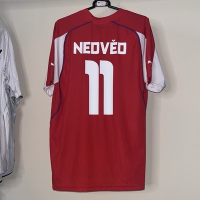 Tschechien 2004/05/06 Puma Heim Fußball Trikot rot Pavel Nedved Herren XL