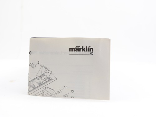 Märklin H0 29850 Lista de piezas de repuesto para locomotora eléctrica... | Condition: Usado
