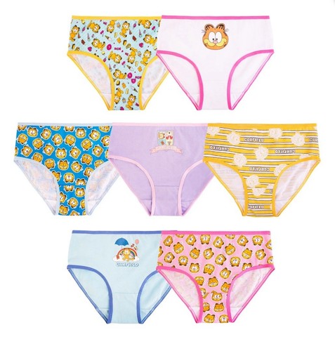 Nickelodeon Garfield Girls' Briefs 7-Pack- Multicolor - Picture 4 of 5