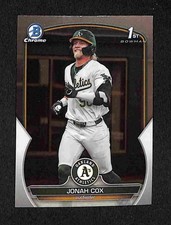 2023 Bowman Draft - Jonah Cox Chrome 1st Bowman #BDC-135 Athletics