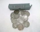 Lot of (62) Buffalo Indian Head Nickels Circulated Condition