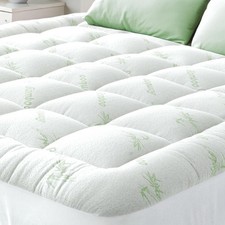 Niagara Ultra Soft Queen Size Mattress Topper - Viscose Made from Bamboo Pill...
