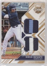 2018 Panini Elite Extra Edition Dual Materials Gold 66/99 Diego Infante hg6