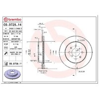 2X Bremsscheibe Vorne FüR Suzuki Ignis MH 1.2 1.3 1.5 03 Bis 26 Brembo Neu Z12XE