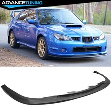 For 06-07 Subaru Impreza Wrx Sti S204 4-door Unpainted Front Bumper Lip Splitter