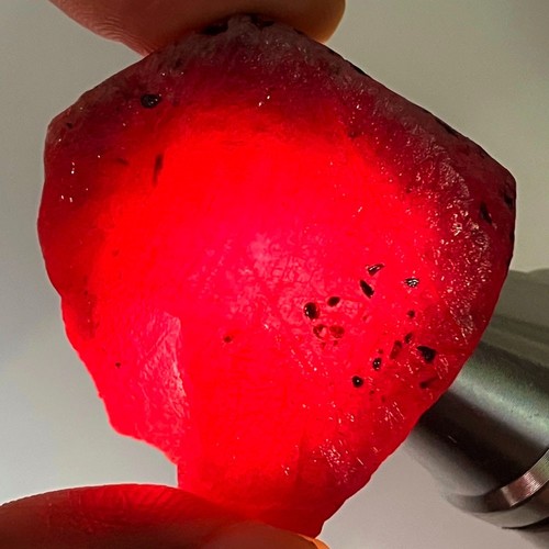 123.24 Ct - Natural 100% Unheated Beautiful Big Size Rough Red Ruby Madagascar