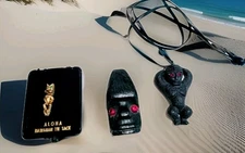 Hawaiian Tiki Collectibles Vintage Carved Lava Mystical Gods.  Set of 3