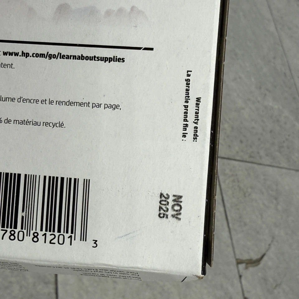 Genuine HP 64 Black Color Combo Pack Ink Cartridges Exp 11/2025 New Sealed Box - Image 3 of 4