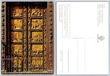 Florencia Italia Baptisterio Puertas del Paraíso Ghiberti Renacimiento Postal