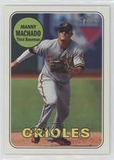 2018 Topps Heritage Action Variation Manny Machado SP (Fielding) #151 19y5