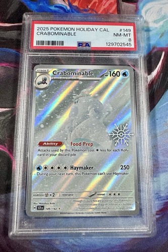 Crabominable graded PSA 8 for sale on eBay