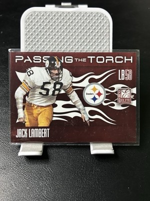 2010 Donruss Elite - Passing the Torch James Harrison, Jack Lambert #14 Red /999