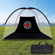 Golf Practice Net - 10x7ft High Impact Knotless Netting with Target Goal and