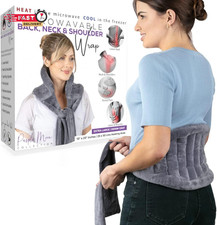 Microwavable Heating Pad for Back Pain Relief   Moist Heat Pack for Neck  Shoul