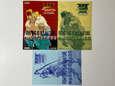 Street Fighter III New Generation Capcom CPS3 Original Arcade Flyer Set Japan