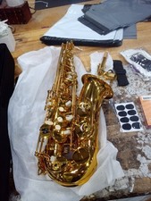  disposal Alto Saxophone Eb kit ,Gold Eb Alto Sax Complete Set