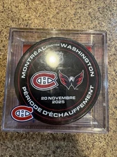 Capitals Canadiens Warmup Puck Nov 20 2025 Ovechkin 33rd Career Hattrick