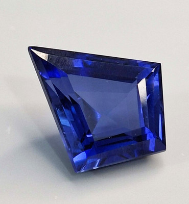 Awesome Blue Sapphire Fancy Cut 8-10 Ct Natural Certified Loose Gemstone SP311
