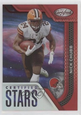 2022 Certified Stars Mirror Red 53/99 Nick Chubb #CS-21 12ty