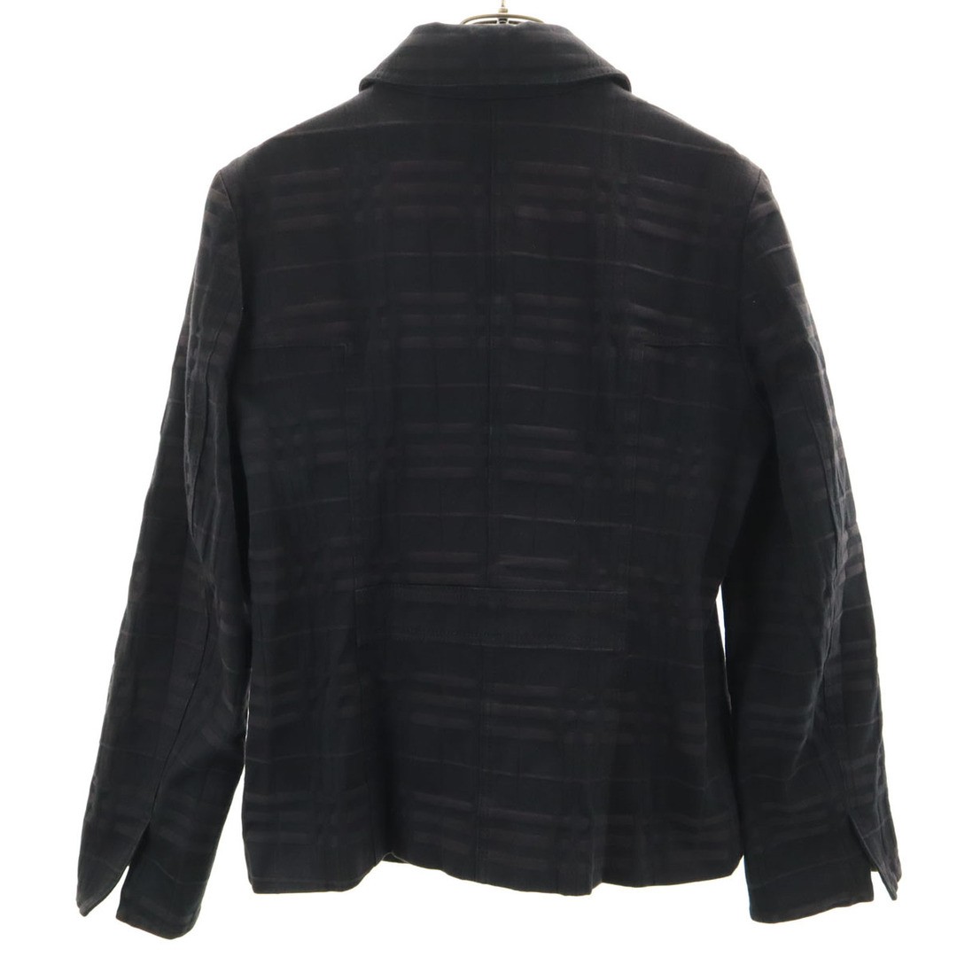 Vintage Burberry London Checkered Jacket 42 Black Sanyo