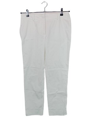 WEEKEND MAX MARA Stoffhose Damen Hose Gr. DE 38 weiß Casual-Look