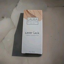 Laura Geller Cover Lock Cream Foundation 1oz/30ml Choose color Tan or Honey