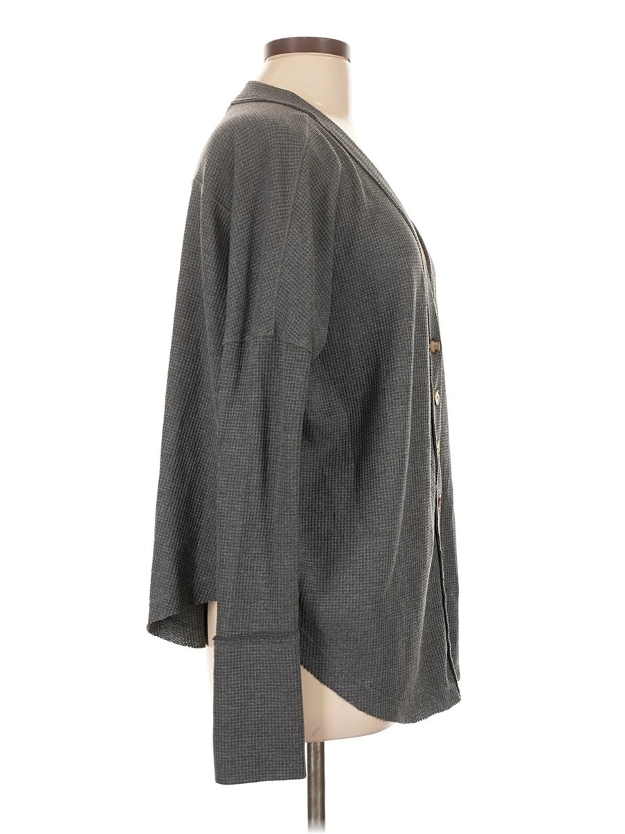 In Loom Women Gray Cardigan L View 3