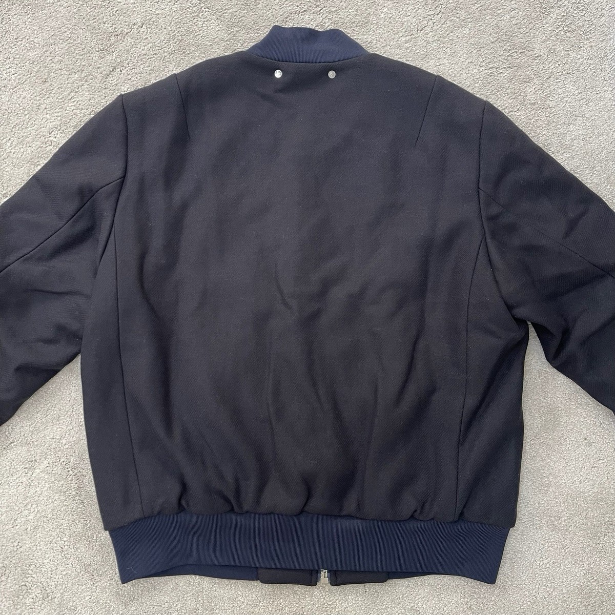 Paul Smith PS Jacket Mens Size XL Black Bomber Motorcycle