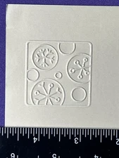 Snowflakes Embossing Folder Cuttlebug Provo Craft Card Making Scrapbooking