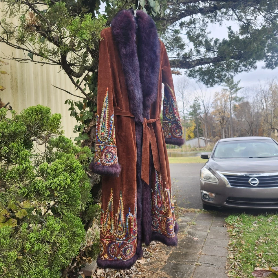 Chaqueta de gamuza vintage rara Anna Sui Foto 2 de 4