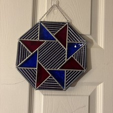 HANDCRAFTED STAINED GLASS SUNCATCHER