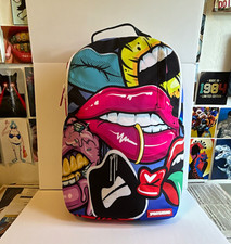 Sprayground Lips/Mouth Graphic Print Medium P...