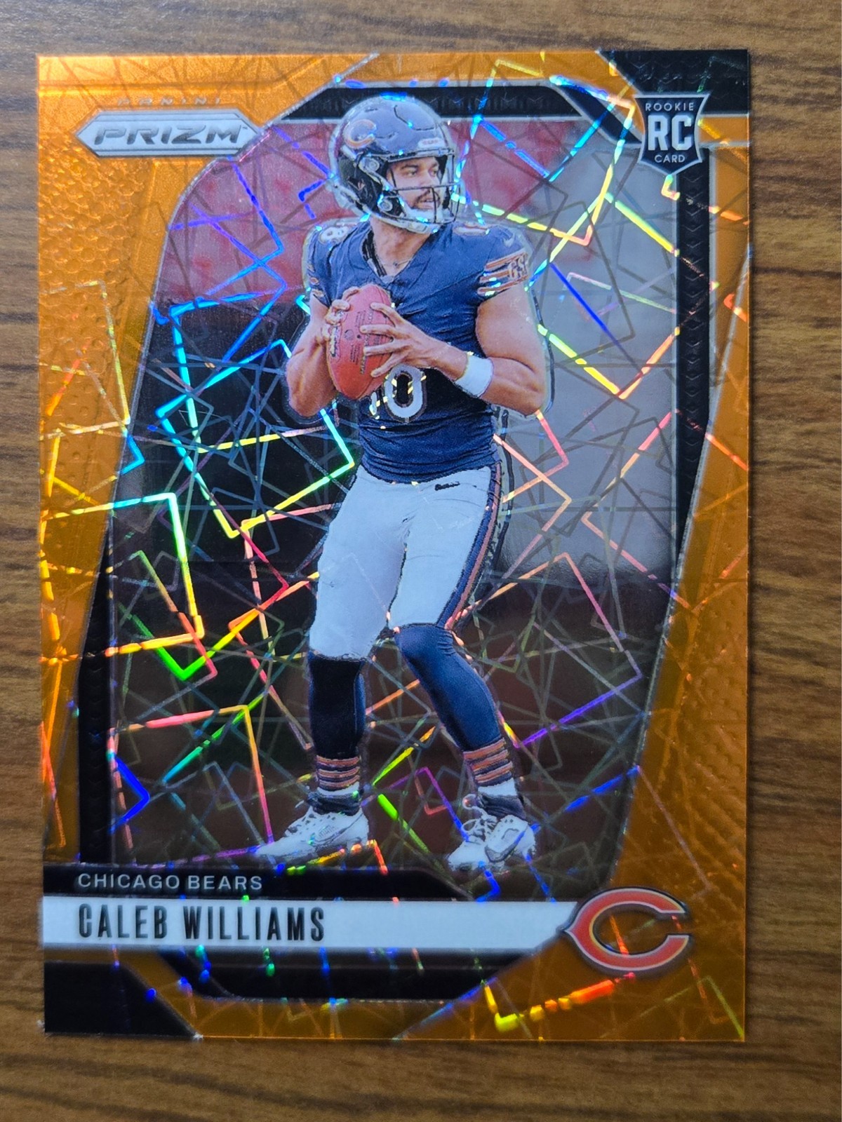 2024 Panini Prizm - Rookies Caleb Williams #301 Lazer Prizm (RC) Fresh Pull Bear