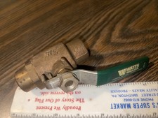 Watts 3/4in. Brass Sweat Full Port Ball Valve...