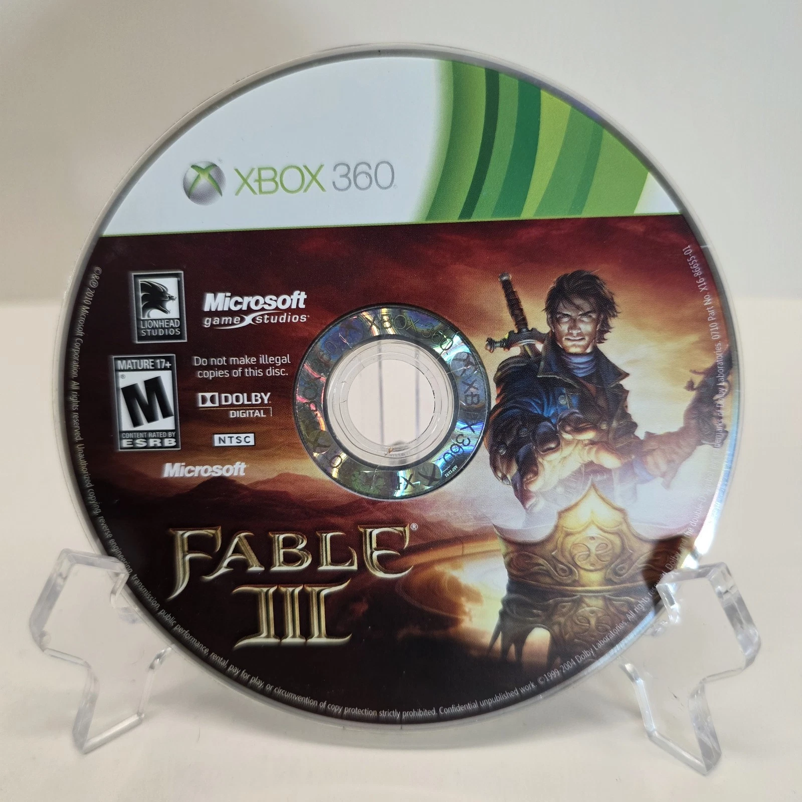 Fable III 3 (Microsoft Xbox 360) Tested Disc Only Retro RPG Game