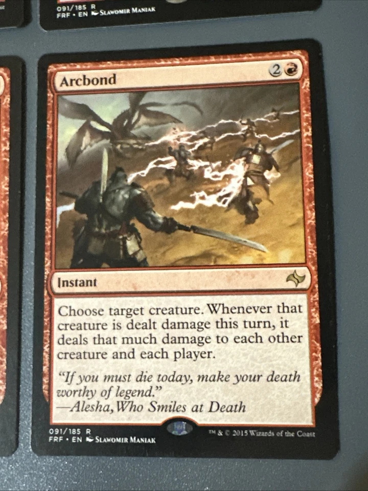 Arcbond X4 Fate Reforged Ex/NM Condition See Front/back Pics - Image 2 of 4