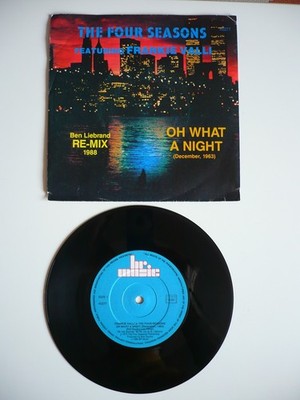Frankie Valli & The Four Seasons Oh What A Night (December 1963) 7'' Vinyl Single